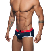 Addicted Plain Swim Brief Navy ADS163