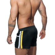 Addicted Mesh Rainbow Short Black ADS178