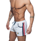 Addicted Mesh Rainbow Short White ADS178