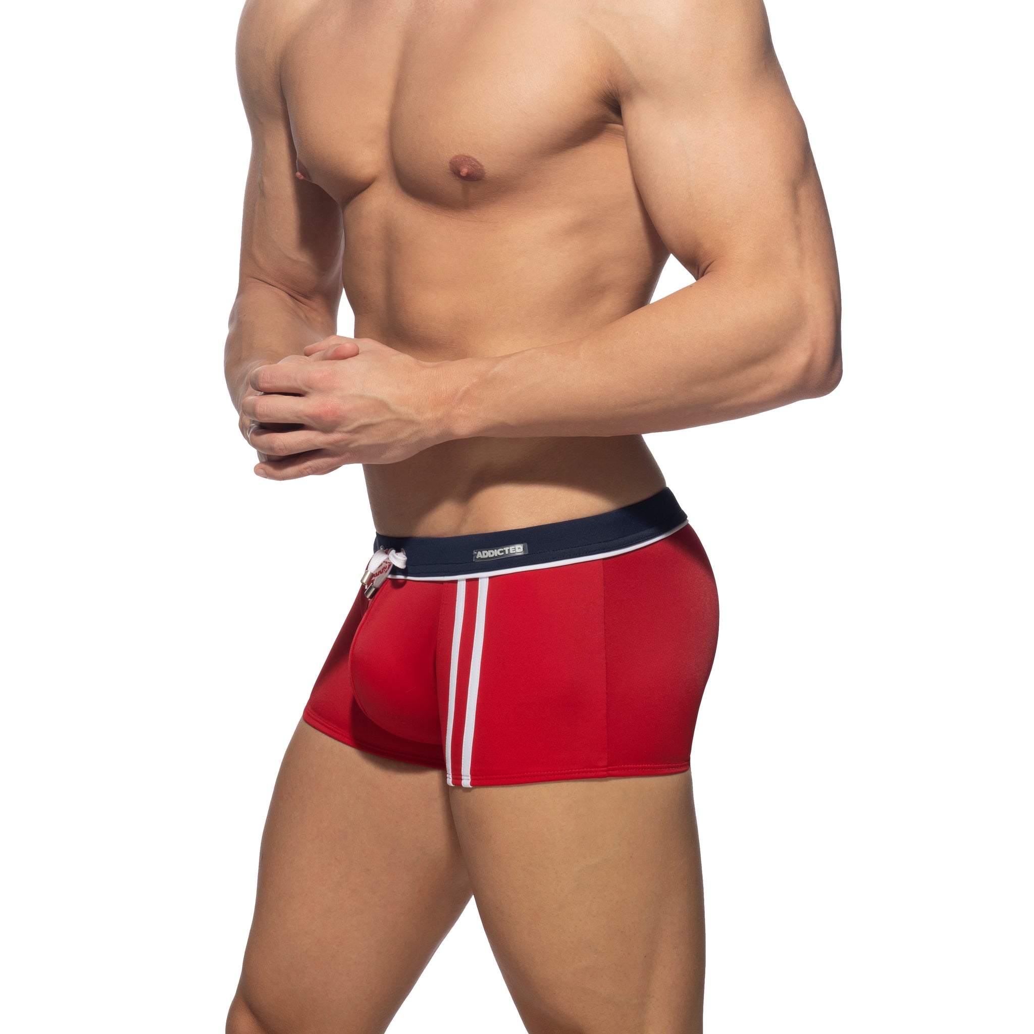 Addicted Sport Detail Binding Boxer Red ADS133