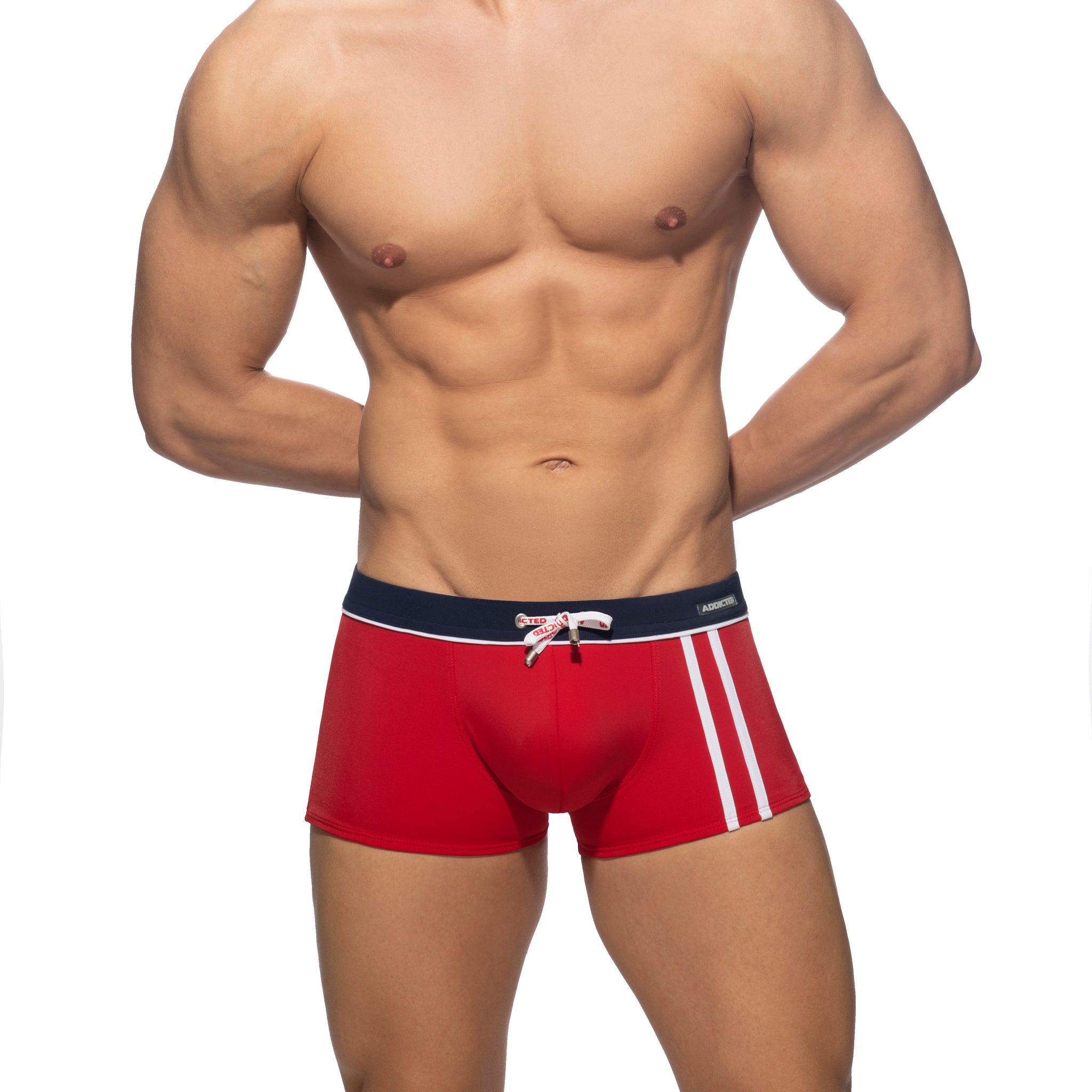 Addicted Sport Detail Binding Boxer Red ADS133