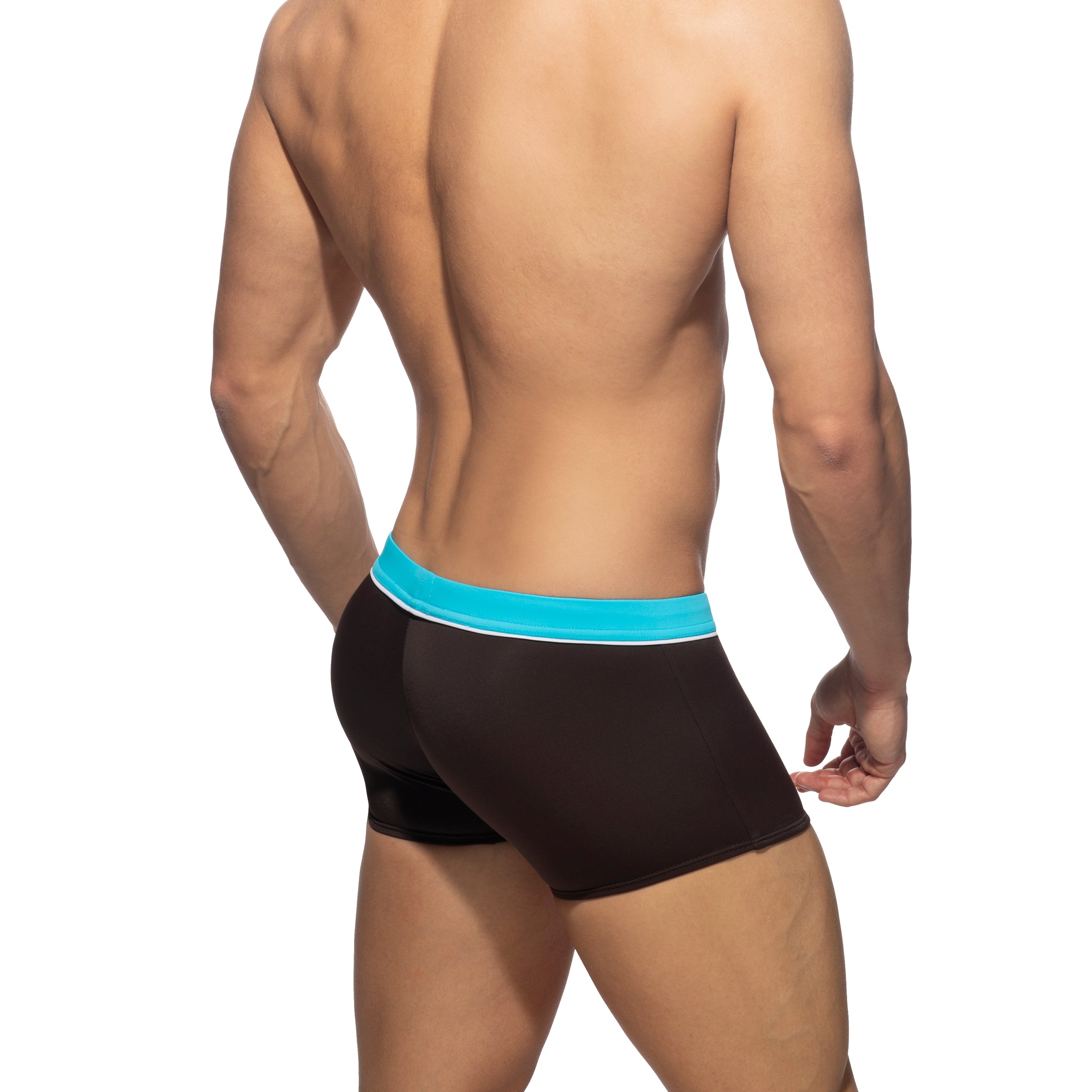 Addicted Sport Detail Binding Boxer Brown ADS133