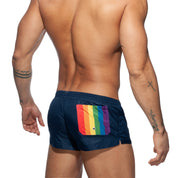 Addicted Rainbow Swim Short Navy ADS197