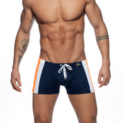 Addicted Stripes Basic Swim Boxer Navy ADS213