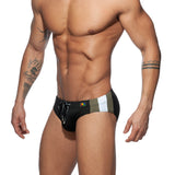 Addicted Stripes Basic Swim Brief Black ADS211