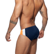 Addicted Stripes Basic Swim Brief Navy ADS211