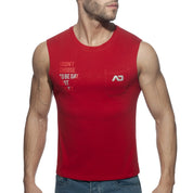 Addicted Proud 2 Be Gay Tanktop Red AD959