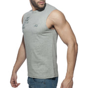 Addicted Proud 2 Be Gay Tanktop Heather Grey AD959