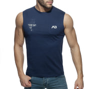 Addicted Proud 2 Be Gay Tanktop Navy AD959