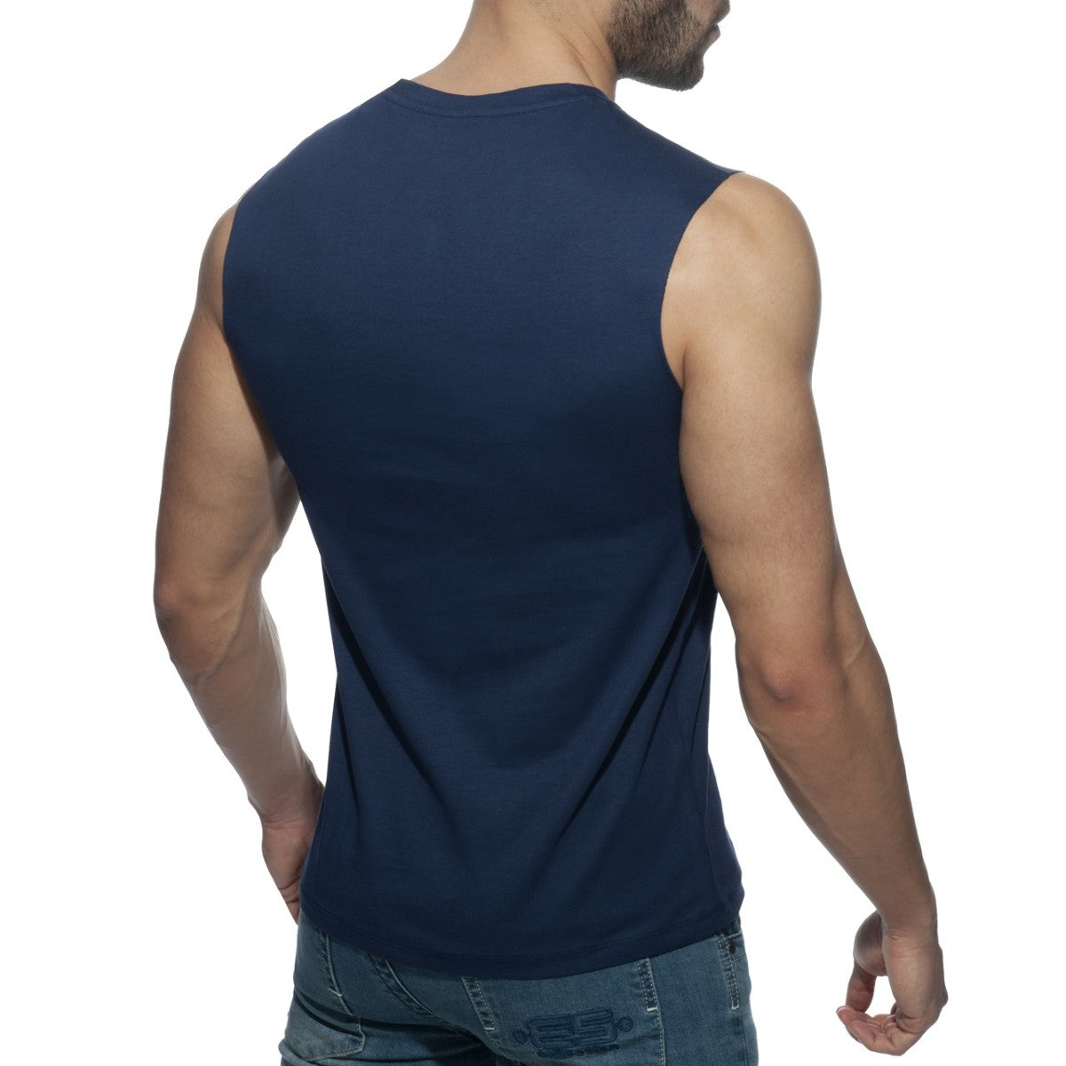 Addicted Proud 2 Be Gay Tanktop Navy AD959