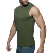 Addicted Proud 2 Be Gay Tanktop Khaki AD959