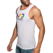 Addicted Mad Pride Tank Top White PU453