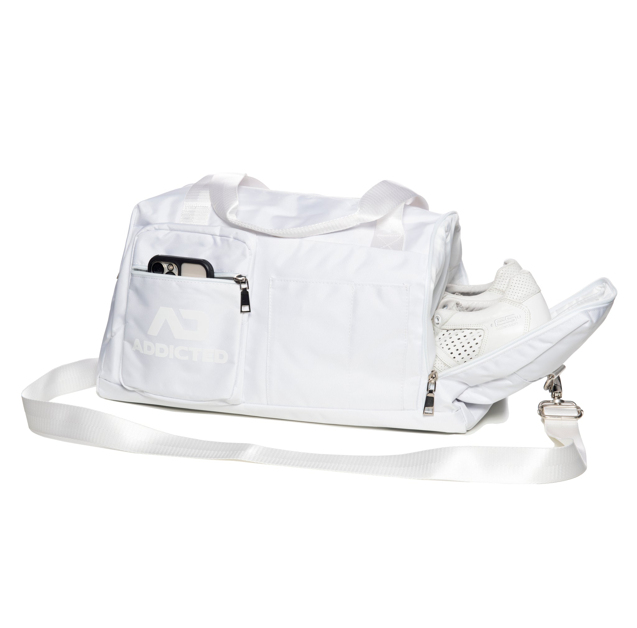 Addicted Gym Bag White AD1075