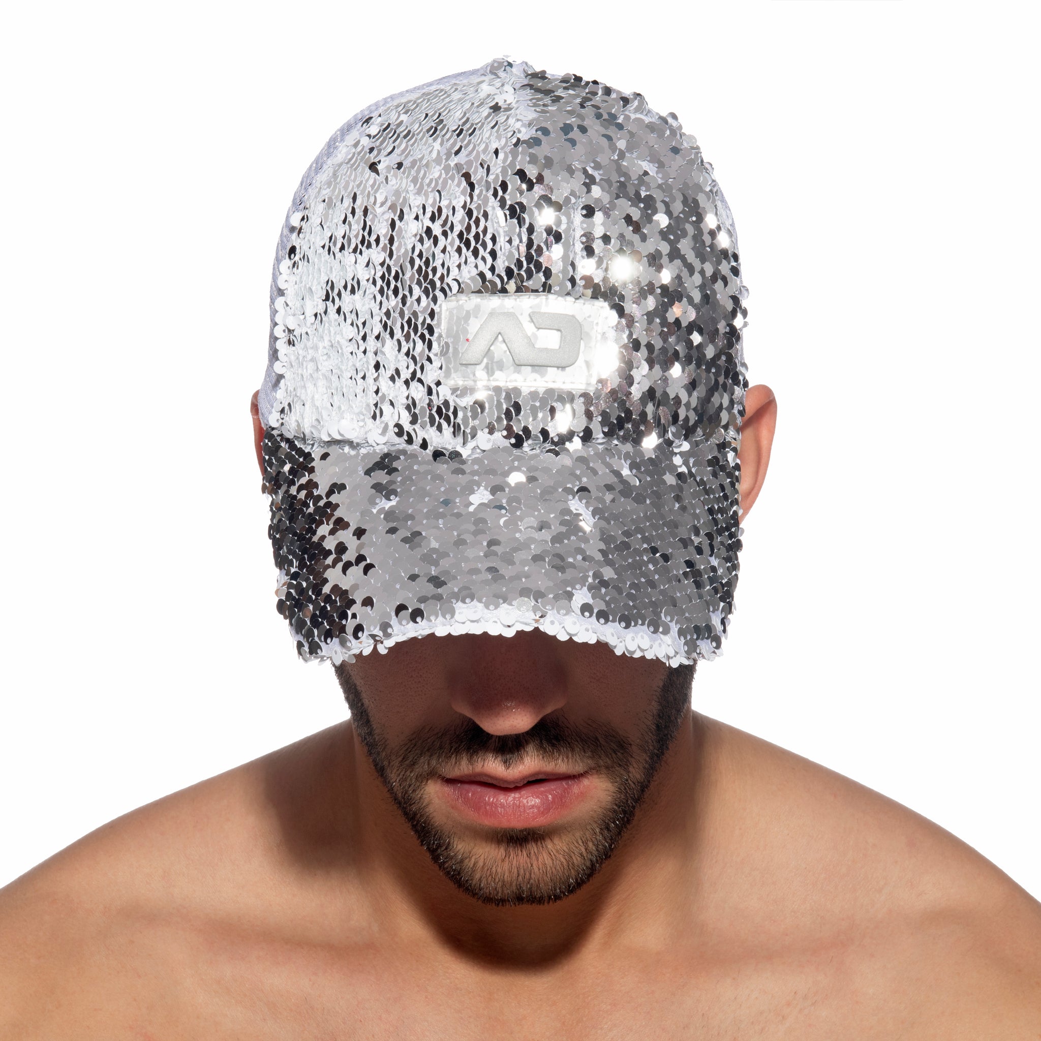 Addicted Sequins Cap Silver AD1201