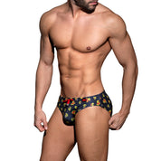 AD Fetish AD Duckies Swim Brief Black ADS324