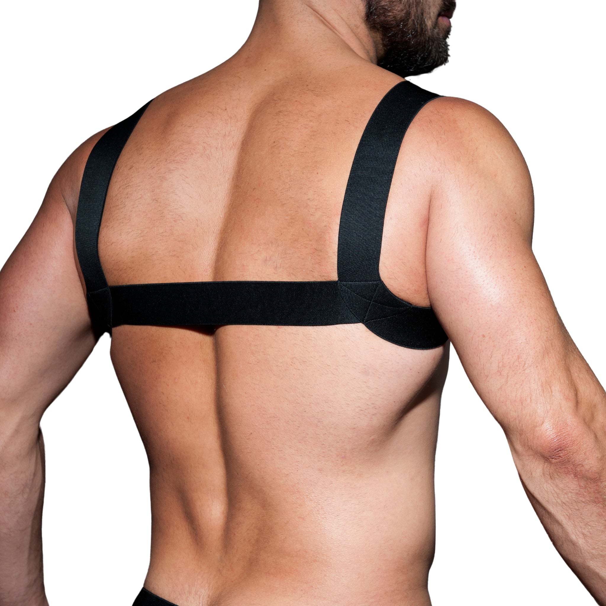 AD Fetish Basic Elastic Harness Black ADF104