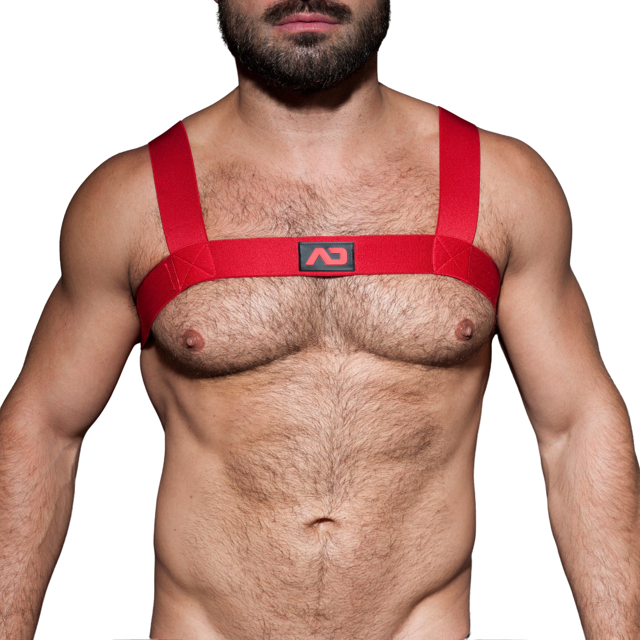 AD Fetish Basic Elastic Harness Red ADF104