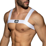 AD Fetish Basic Elastic Harness White ADF104