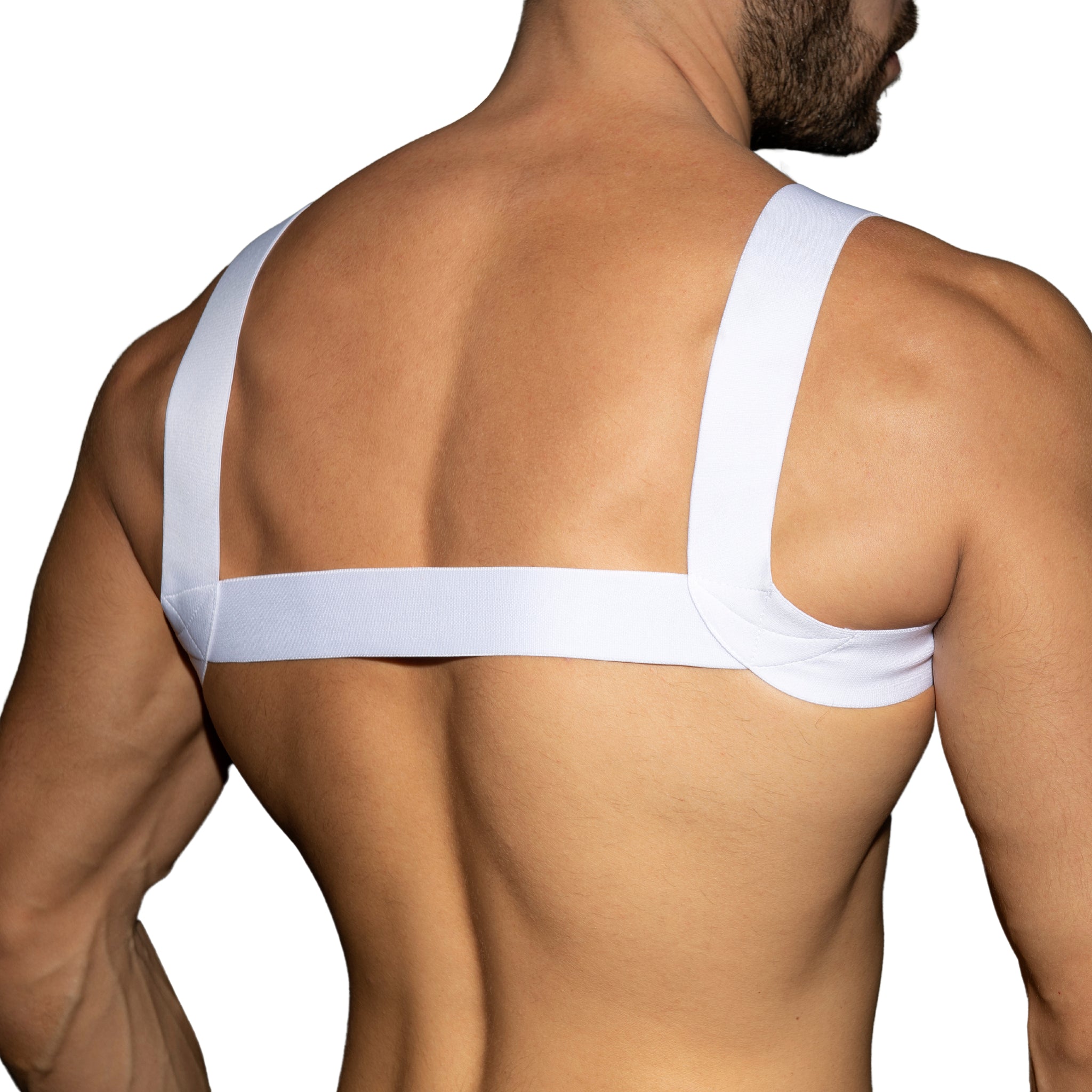 AD Fetish Basic Elastic Harness White ADF104