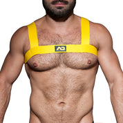 AD Fetish Basic Elastic Harness Yellow ADF104