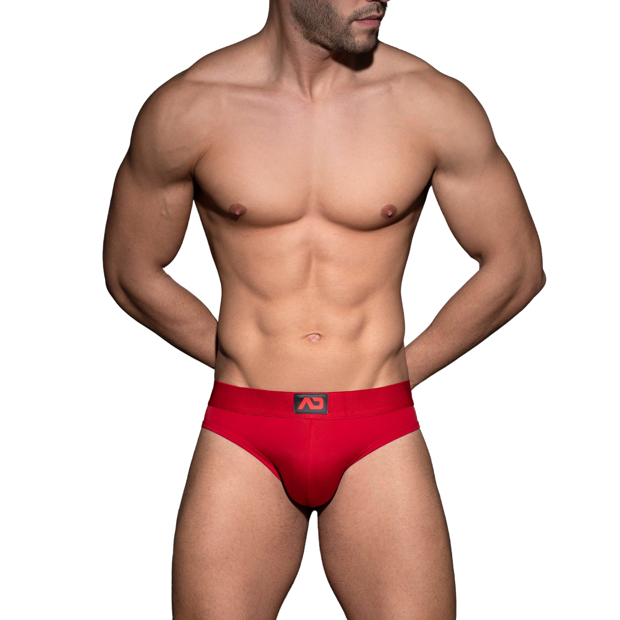 AD Fetish Bottomless Brief Red ADF92