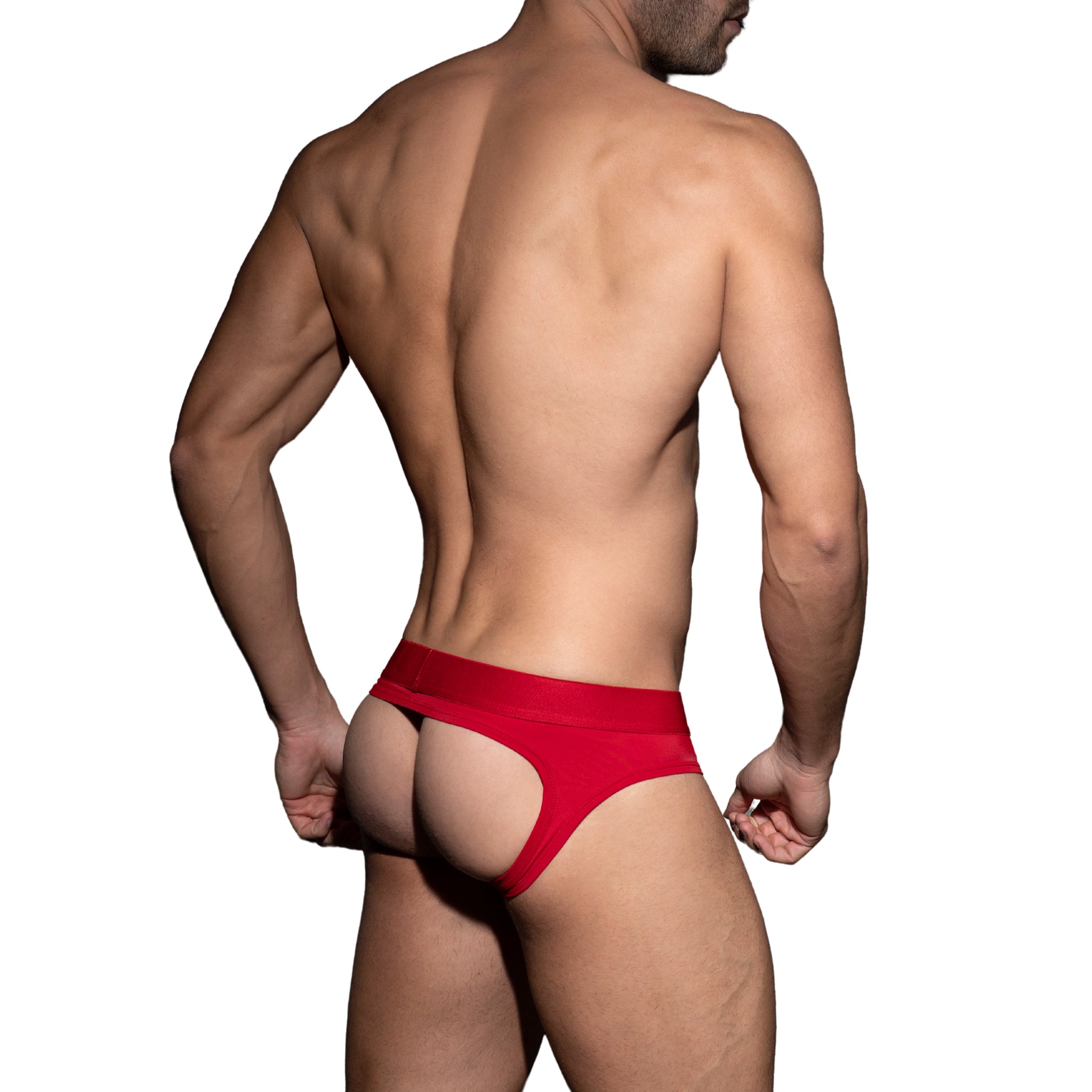 AD Fetish Bottomless Fetish Brief Red ADF92