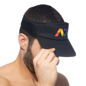 Addicted AD Rainbow Tennis Cap Black AD1164