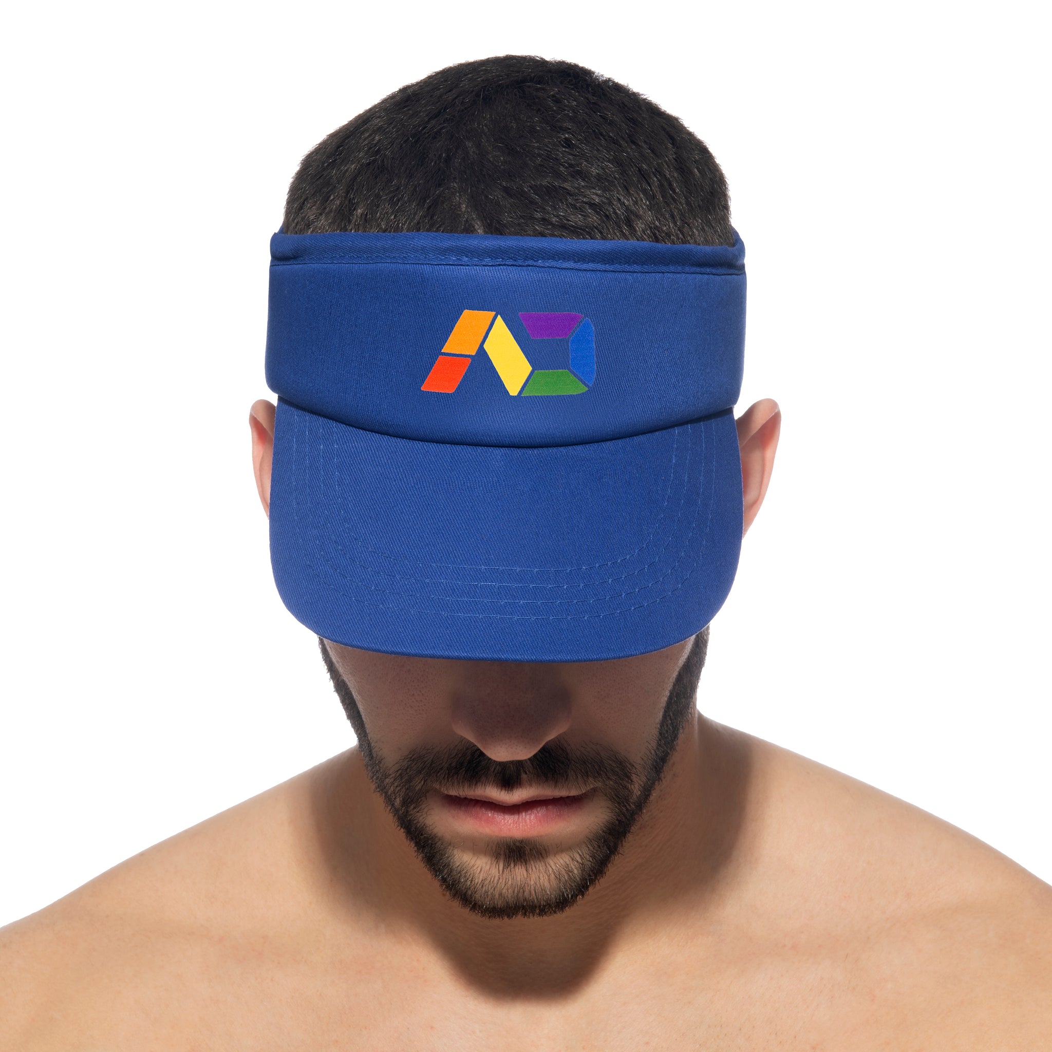 Addicted AD Rainbow Tennis Cap Royal Blue AD1164