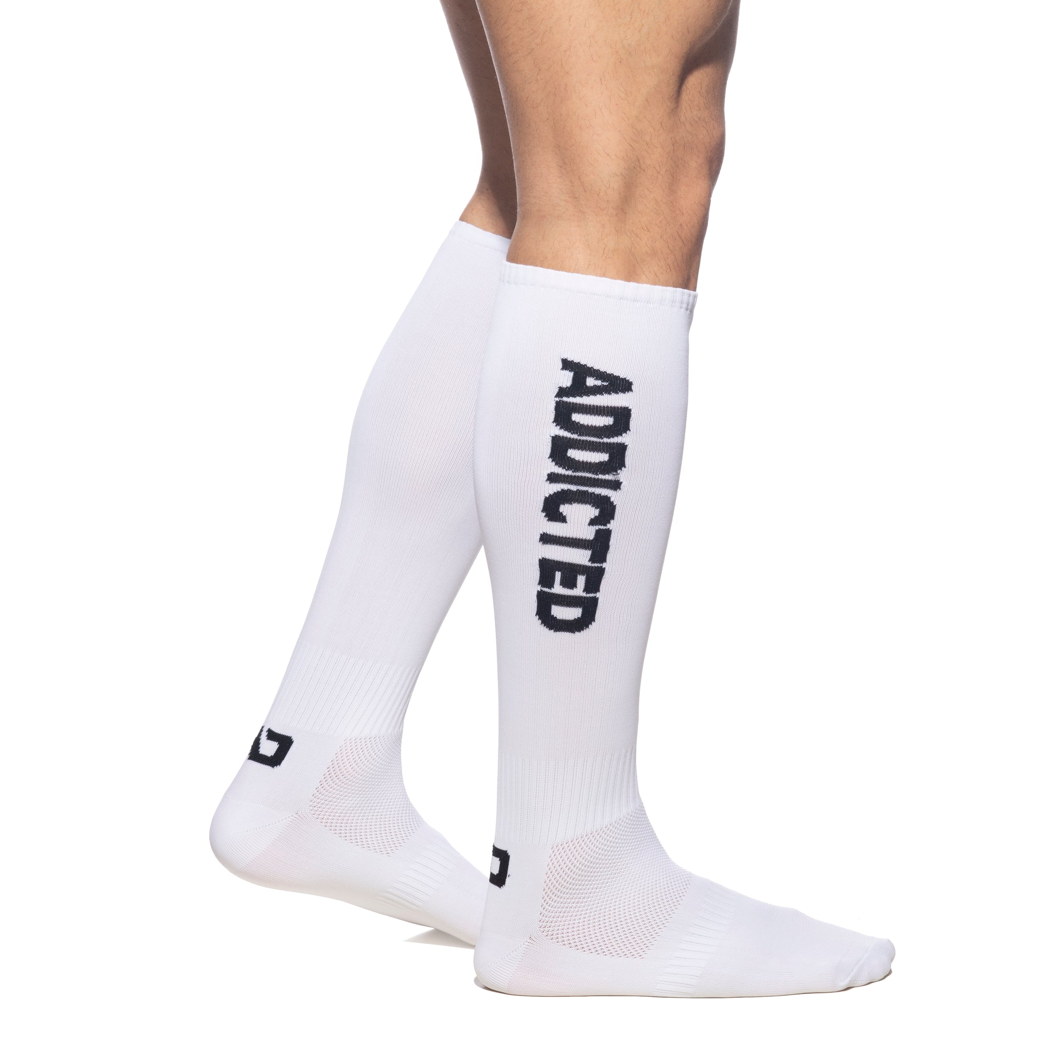 Addicted Fetish Socks White AD381