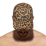 Addicted Leopard Print Cap Brown AD1197