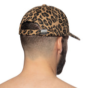 Addicted Leopard Print Cap Brown AD1197