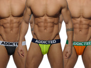 Addicted 3 Pack Light Jockstrap Multi AD404P