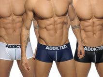 Addicted 3 Pack Mesh Boxer Push Up Multi AD477P