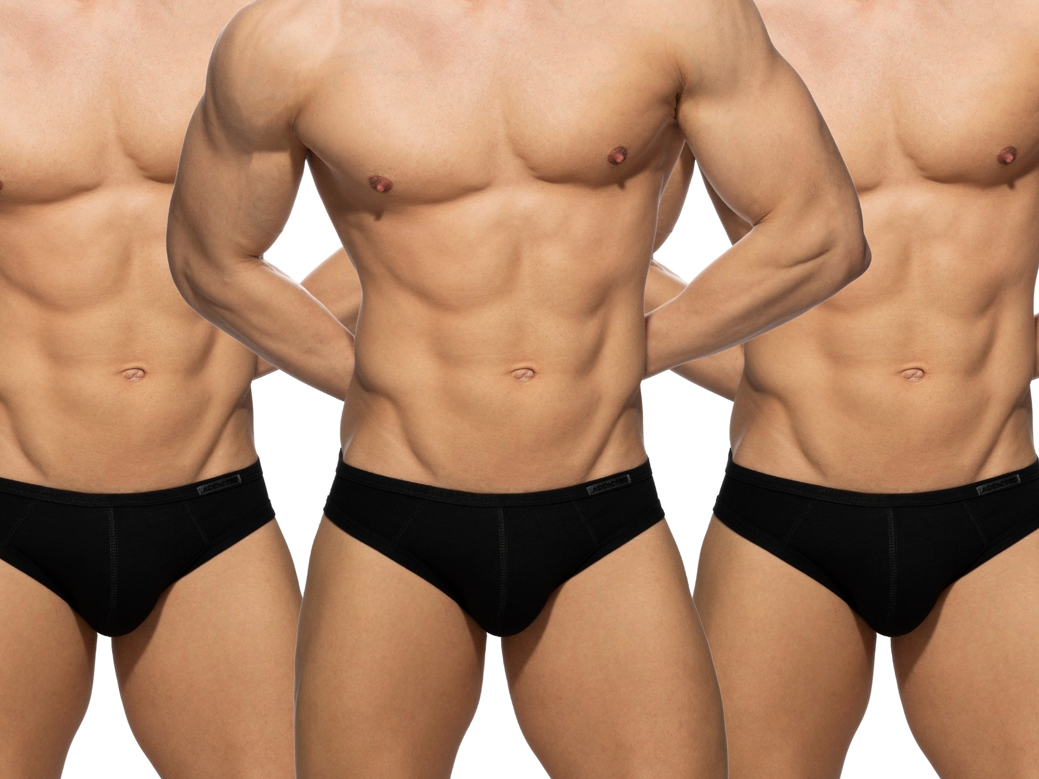 Addicted Basic Bikini Brief 3 Pack Black AD1240P