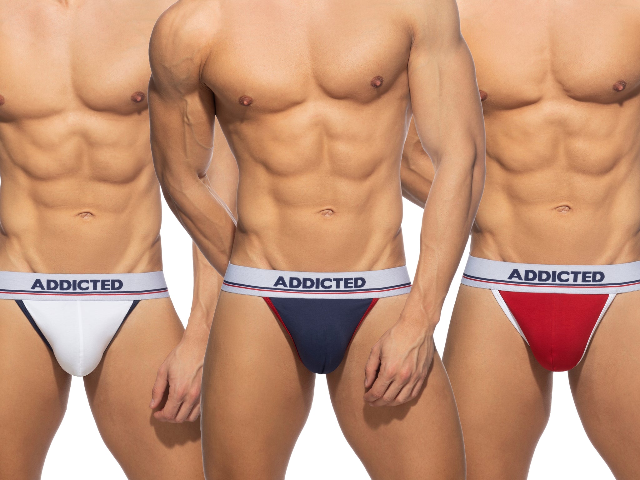 Addicted Tommy 3 Pack Thong Multi AD1011P