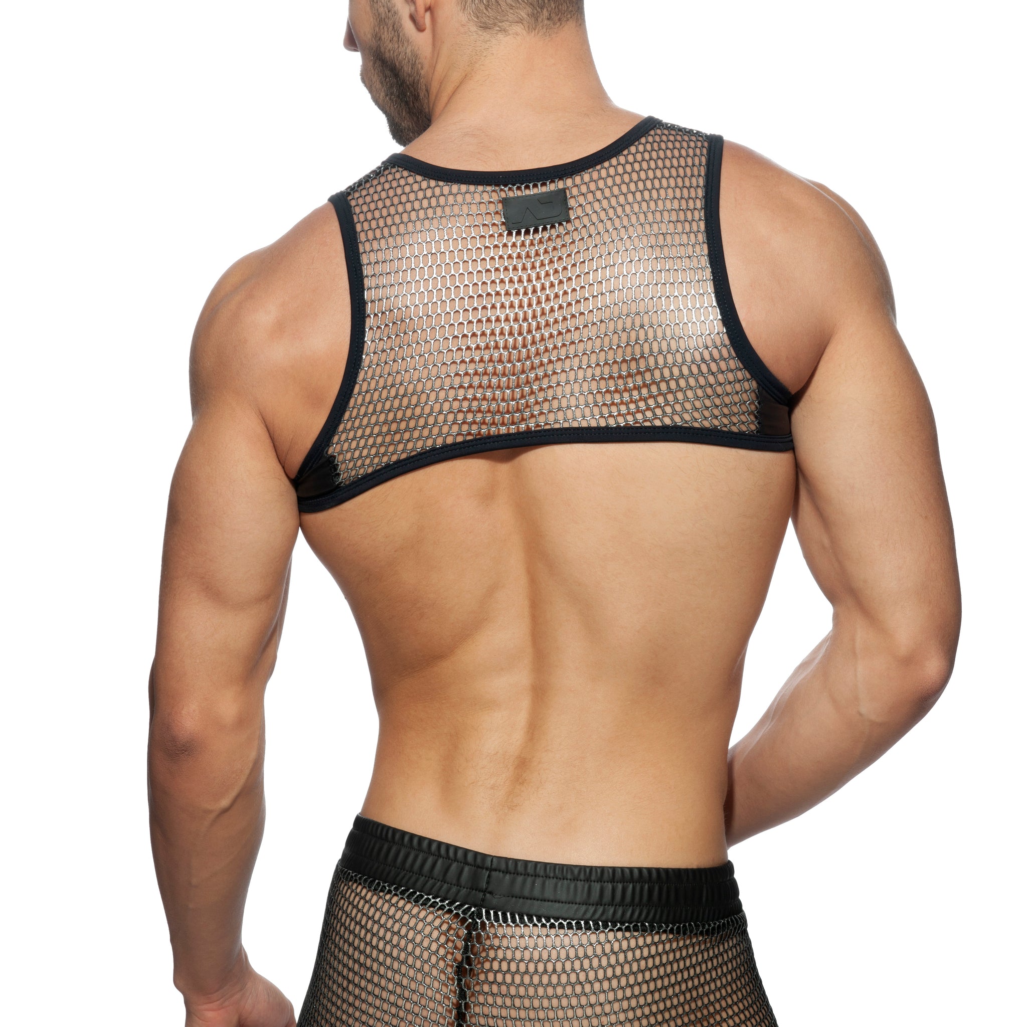 Addicted AD Party Zip Harness Black AD854