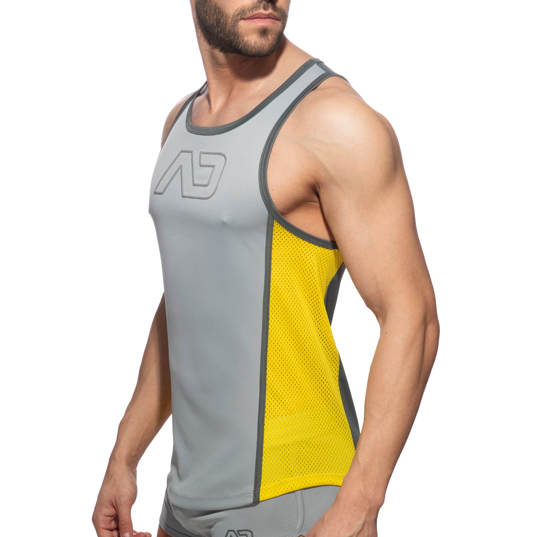 Addicted Swish Tank Top Heather Grey AD1228