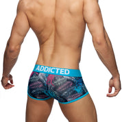 Addicted 3 Pack Tropical Mesh Trunk Push Up Multi AD890P