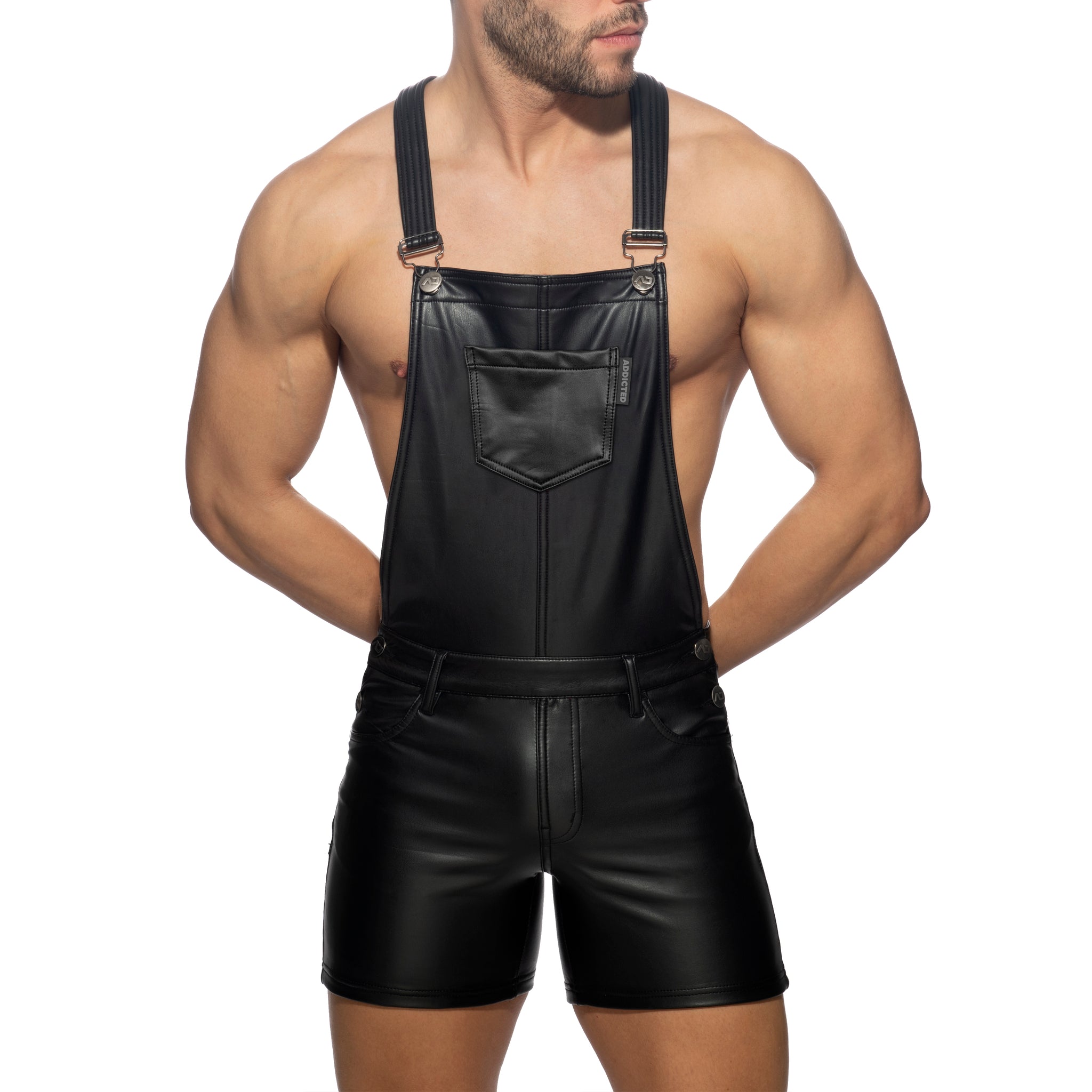 AD Fetish Overalls Black ADF175