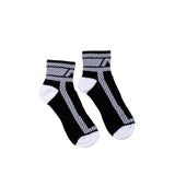 AD Fetish Ankle Sock White ADF27