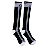 AD Fetish Long Sock White ADF29