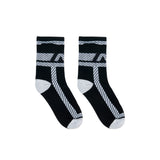 AD Fetish Pockets Socks White ADF108