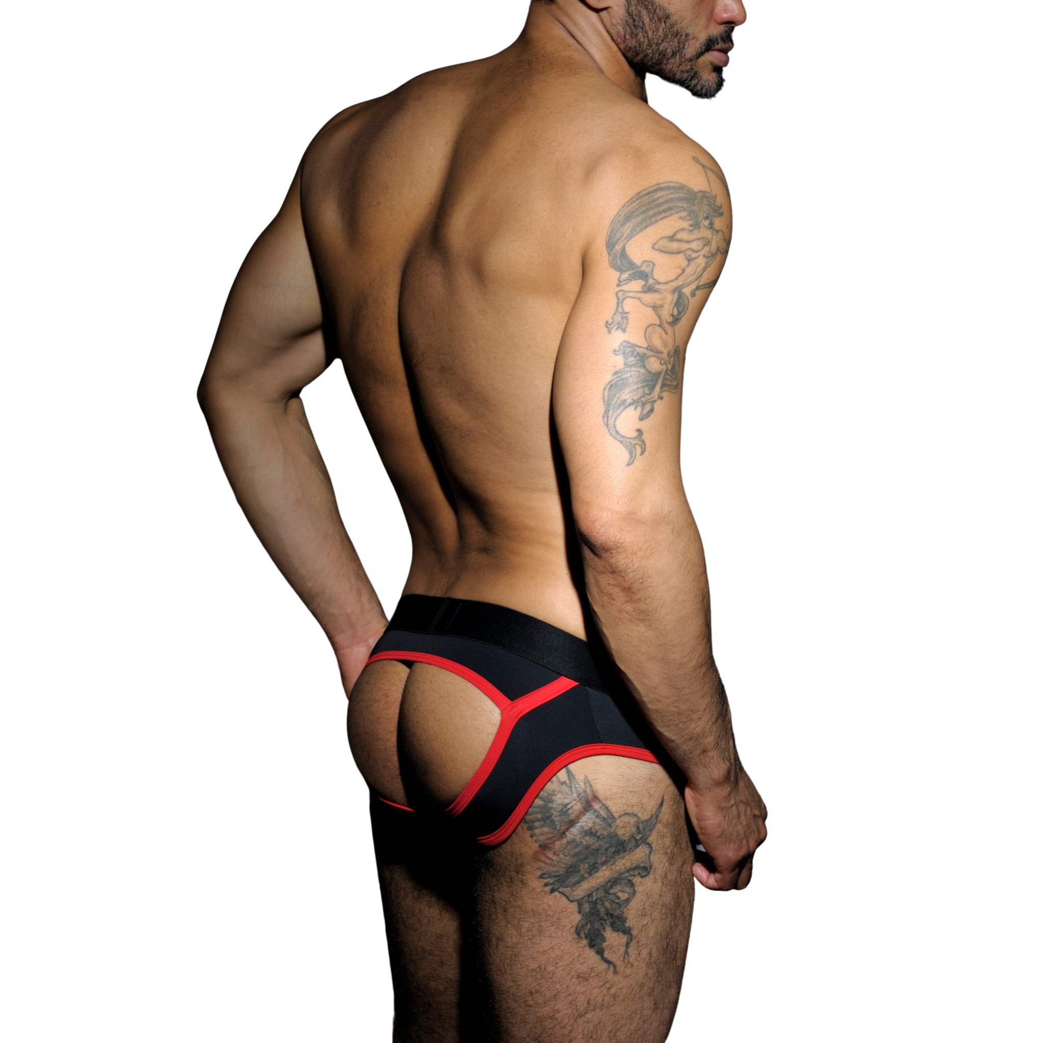 AD Fetish Stripe Brief Red ADF11