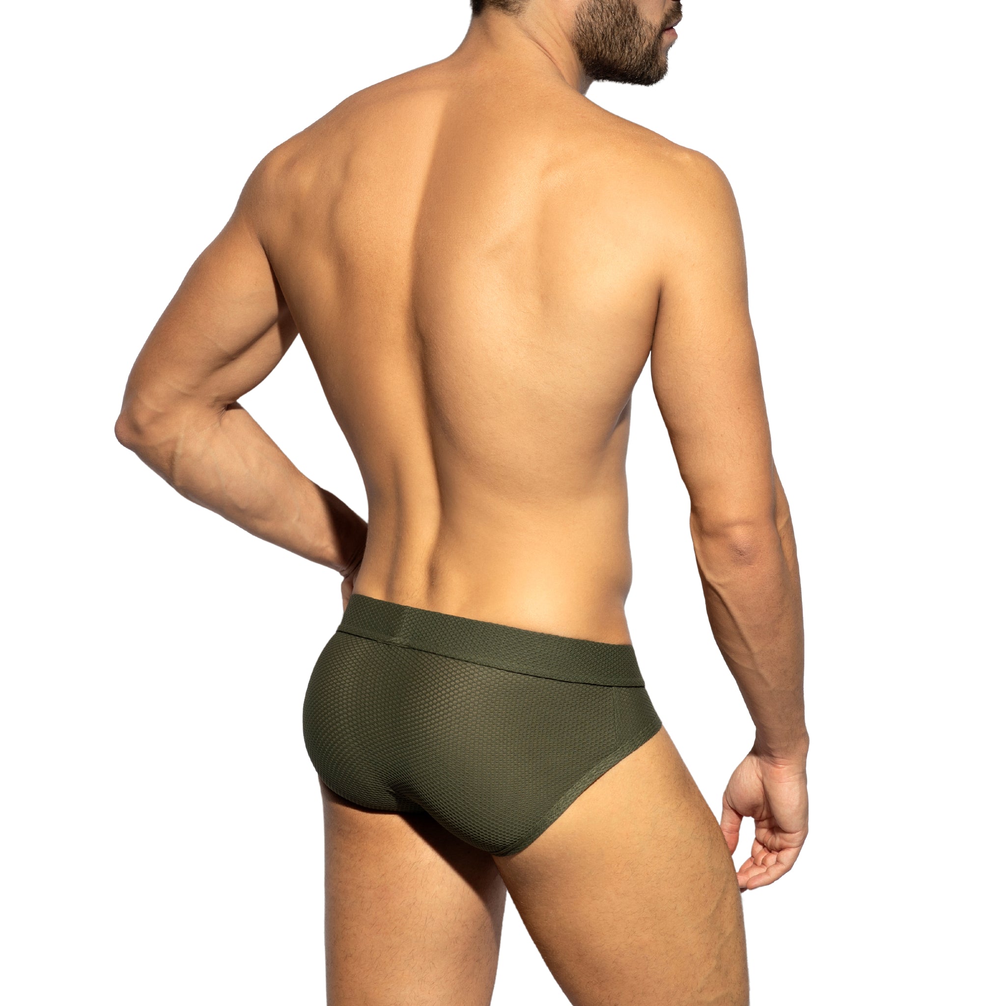 ES Collection Bee Nest Brief Khaki UN564