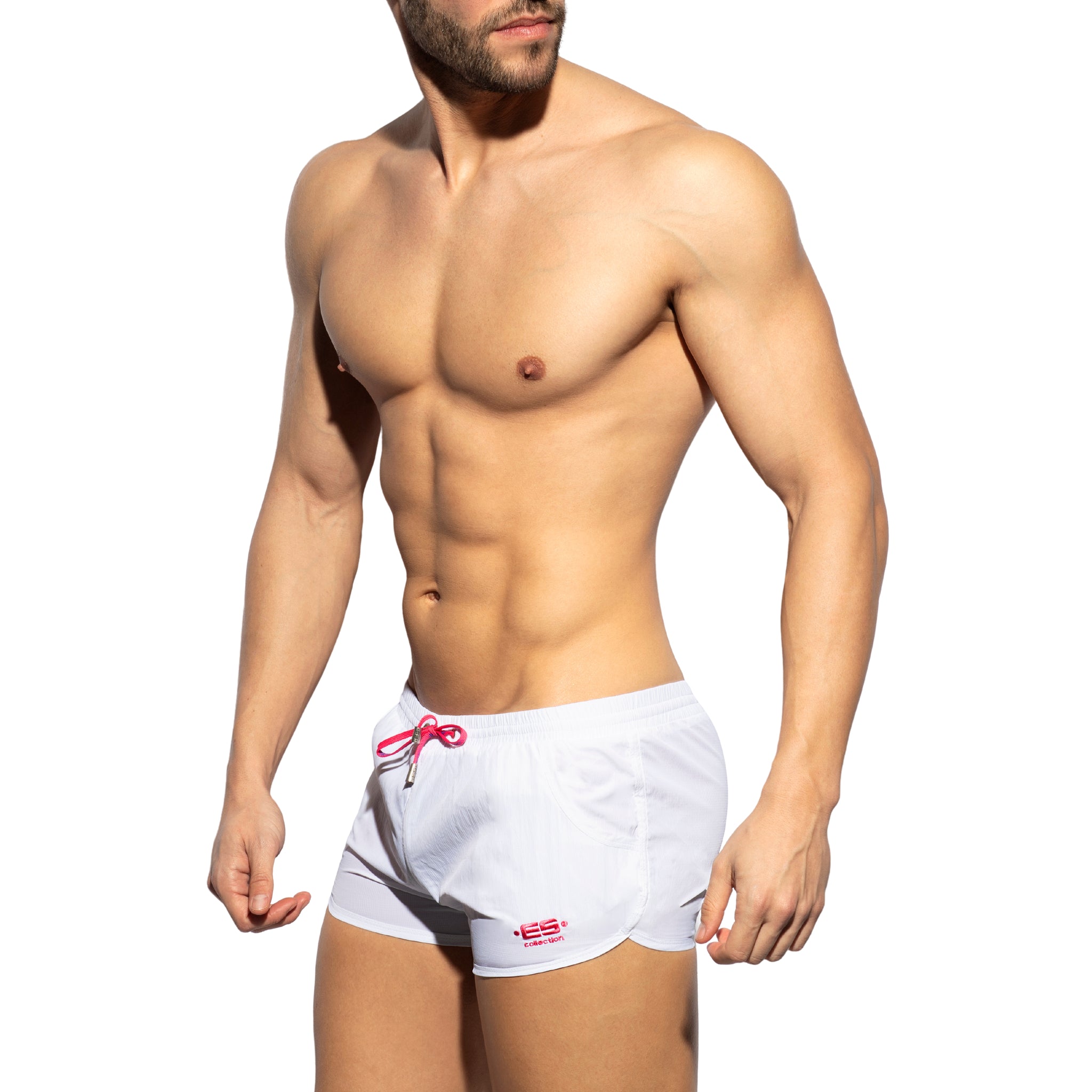 ES Collection Plain Rocky Shorts White 2204