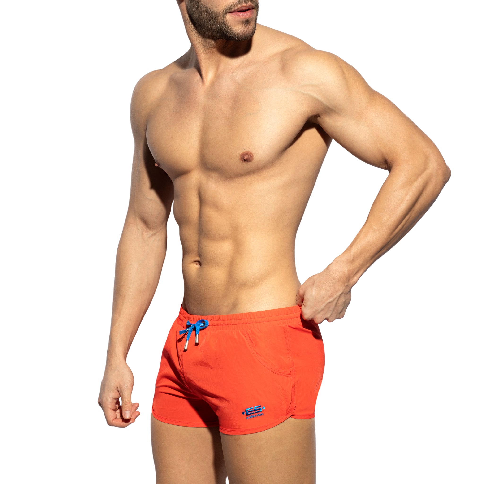 ES Collection Plain Rocky Shorts Orange 2204