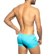 ES Collection Plain Rocky Shorts Turquoise 2204
