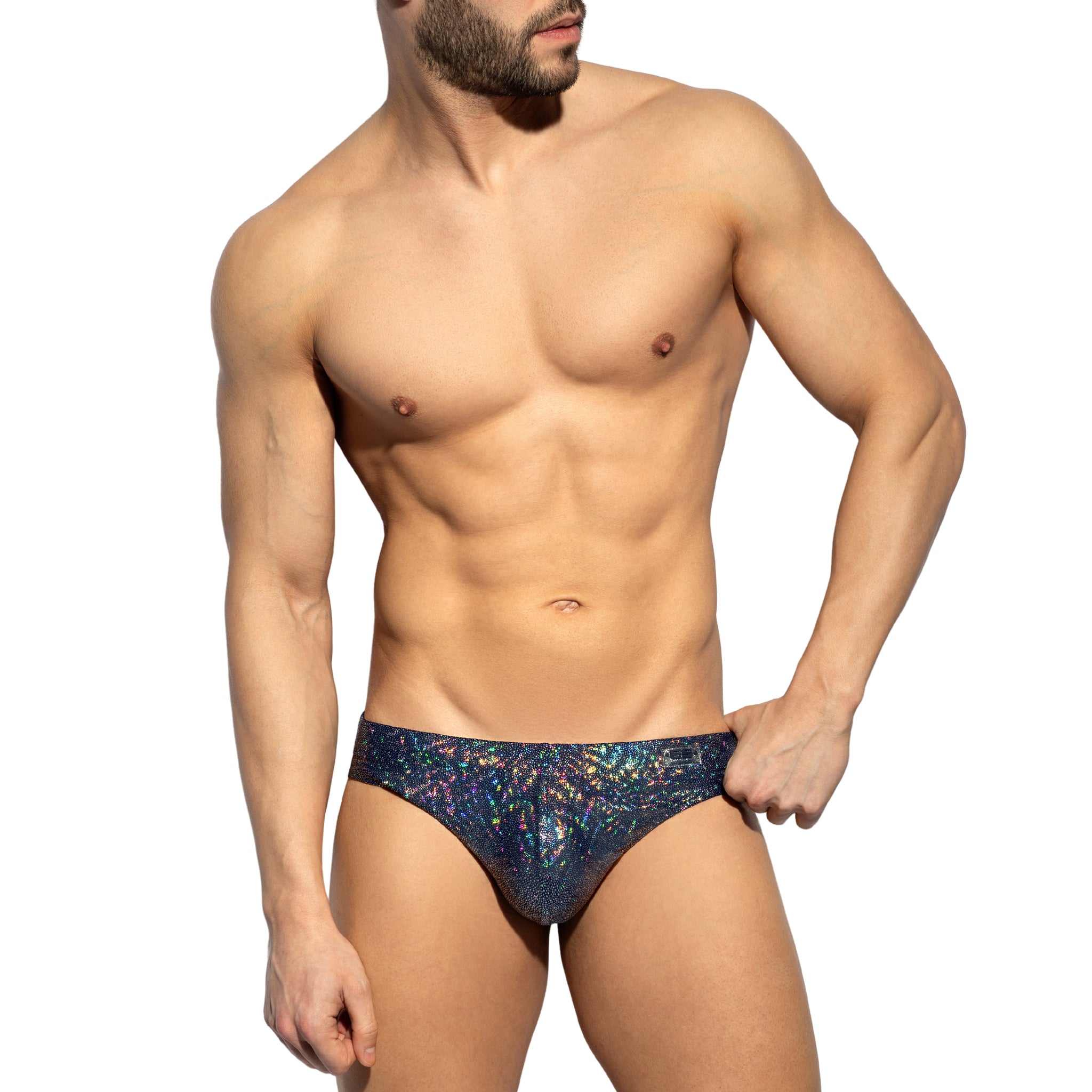 ES Collection Glitter Swim Brief Navy 2309