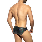 ES Collection Glitter Swim Brief Black 2309