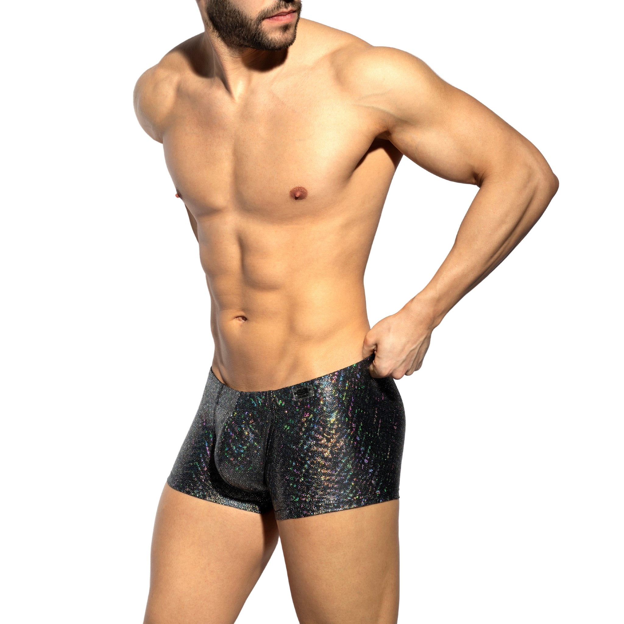 ES Collection Glitter Swim Trunk Black 2311